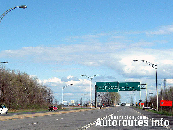 Route 201 - Autoroute 920 - pont Mgr-Langlois