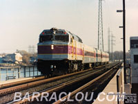 MBTA 1008 - F40PH (built by EMD in 1978 and rebuilt in 1989-90 by Bombardier)