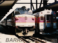 MBTA 1054 - F40PH-2C (built by EMD in 1987 and rebuilt in 2001-2003 by MPI)