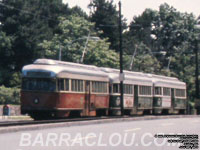 MBTA 3148, 3189 and 3180 - 1945 Pullman-Standard Wartime PCC - Green Line