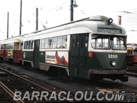 MBTA 3250 - 1946 Pullman-Standard All-Electric PCC - Green Line