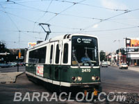 MBTA 3470 - Green Line Standard LRV built by Boeing-Vertol in 1976-78