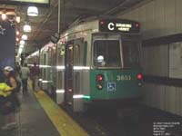MBTA 3603 - Type 7 Green Line car built by Kinko-Sharyo in 1986-87