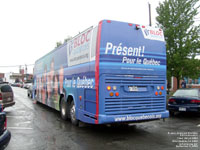 Fleur de Lys 3894 - Bloc Qubcois - Prsent pour le Qubec - 2000 Prevost H3-45 (ex-leased Angel Tours)