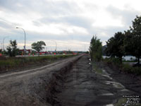STO - Construction du Rapibus construction, boulevard Maloney, Gatineau