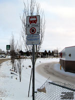 Grande Prairie Transit Bus Sign