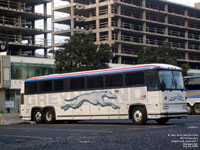 Greyhound Lines 3011 in Montreal (1998 MCI MC-12 - 47 passengers - 48-state service pool 263)