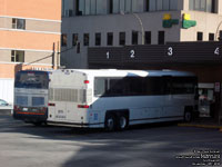 Greyhound Lines 85645 - 1999 MCI 102DL3 (ex-Carolina Trailways 85645) and Greyhound Lines 86028 - 2009 Prevost X3-45