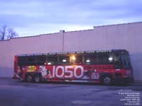 Greyhound Lines (ESPN Radio 1050 AM New York City wrap) MCI 102DL3 coach