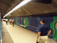 STM - Metro de Montreal - Fabre station - Blue Line