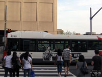 OC Transpo 4299 - 2004 New Flyer D40i Invero - Involved in a major front-end accident and repaired