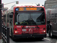 OC Transpo 6423 - 2011 New Flyer D60LF - has GPS