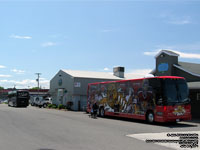 Moncton and Victoriaville buses