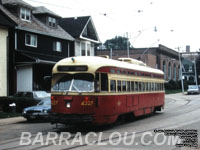 Toronto Transit Commission streetcar - TTC 4327 - 1947-48 PCC (A6)