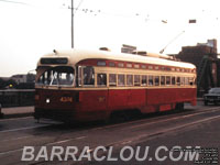 Toronto Transit Commission streetcar - TTC 4374 - 1947-48 PCC (A6)