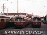 Toronto Transit Commission streetcar - TTC 4398 and 4351 - 1947-48 PCC (A6)