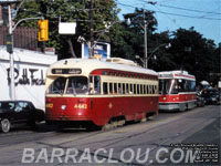 Toronto Transit Commission streetcar - TTC 4442 - 1949 PCC (A7)