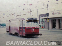 Toronto Transit Commission streetcar - TTC 4454 - 1949 PCC (A7)