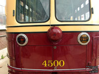 Toronto Transit Commission streetcar - TTC 4500 - 1950 PCC (A-15H)