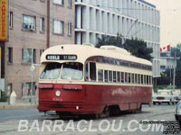 Toronto Transit Commission streetcar - TTC 4504 - 1951 PCC (A8)