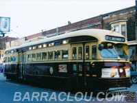 Toronto Transit Commission streetcar - TTC 4549 - 1950 PCC (A-15H) (assigned number: 4605)