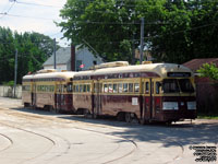 Toronto Transit Commission streetcar - TTC 4549 & 4500 - 1950 PCC (A-15H) (assigned numbers: 4604 & 4605)