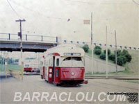 Toronto Transit Commission streetcar - TTC 4645 - 1946 PCC (A11) - Bought from Cleveland Transit Co., 1952