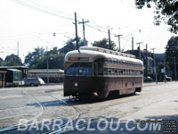 Toronto Transit Commission streetcar - TTC 4656 - 1946 PCC (A11) - Bought from Cleveland Transit Co., 1952