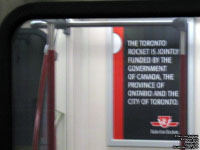 Toronto Transit Commission subway car - TTC 5394 - 2010-11 Bombardier Rocket based at Wilson