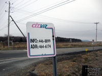 Panneau d'arrt d'autobus CIT Valle du Richelieu bus stop sign