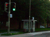 Panneau d'arrt d'autobus Metropolitain Provincial and STM bus stop sign