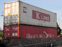 Ocean Network Express (K Line) - KKFU 605447(3) and SUDU 881447(1) - Maersk Line (Hamburg Sud)