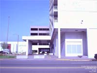 The dead Sheraton lobby entrance