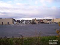 Dmolition des Galeries Ste-Anne, Qubec (Beauport),QC