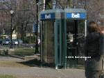 Bell Canada payphone located in Trois-Rivieres,Quebec