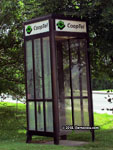 A Cooptel payphone located in Valcourt, Quebec