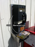 A Kenora Municipal Telephone System payphone located in Kenora,ON