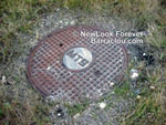 MTS manhole cover, located in Winnipeg