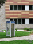 Sogetel payphone located in Nicolet, Quebec