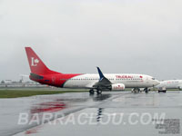 Air Transat - Boeing 737-8Q8 - C-GTQB - FIN 401 - Liberal Party of Canada - Trudeau 2015