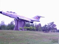 USAF 57-398 - McDonnell F-101B-95-MC Voodoo to Royal Canadian Air Force as 101051 in 1970/71. On display in Thetford-Mines, Quebec, Canada with RCAF serial 101051.