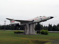 USAF 57-398 - McDonnell F-101B-95-MC Voodoo to Royal Canadian Air Force as 101051 in 1970/71. On display in Thetford-Mines, Quebec, Canada with RCAF serial 101051.