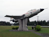 USAF 57-398 - McDonnell F-101B-95-MC Voodoo to Royal Canadian Air Force as 101051 in 1970/71. On display in Thetford-Mines, Quebec, Canada with RCAF serial 101051.