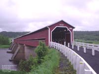 Pont Perreault, Notre-Dame-des-Pins,QC (Plus long pont couvert au Qubec)