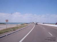 Queen Isabella Memorial Causeway vers South Padre Island, Texas