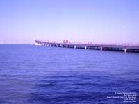 Queen Isabella Memorial Causeway vers South Padre Island, Texas