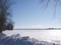 U.S. 2 Lake Champlain / Richelieu River Bridge, Alburg,VT - Rouses Point,NY (as seen from Noyan,QC)