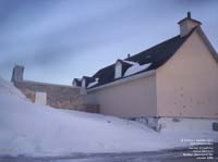 Maison ancienne dans la cour de la boulangerie Gailuron, Beauport, Qubec,QC