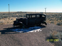 abandoned car in Holbrook,AZ