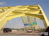 Pont de l'Interstate 471 - Daniel Carter Beard - Big Mac - Bridge au dessus de l'Ohio River, Cincinnati,OH - Newport,KY